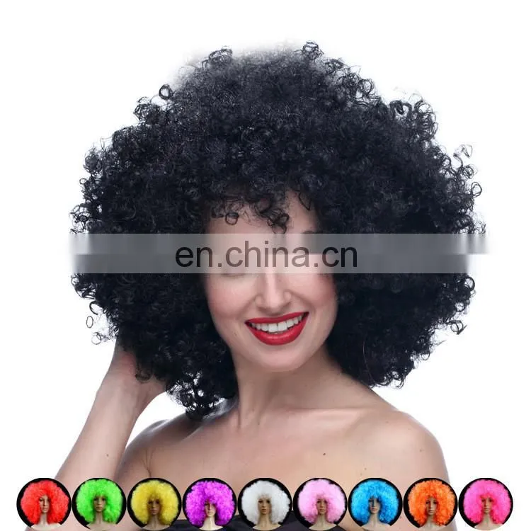 Party curly afro wigs for black men