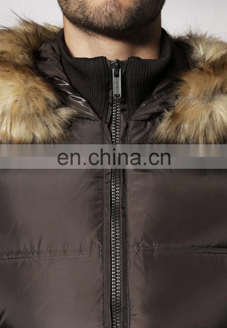 soft artificial down jacket for men