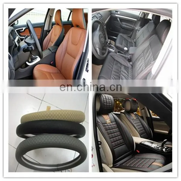 Good hand feeling car seat colorful PU leather