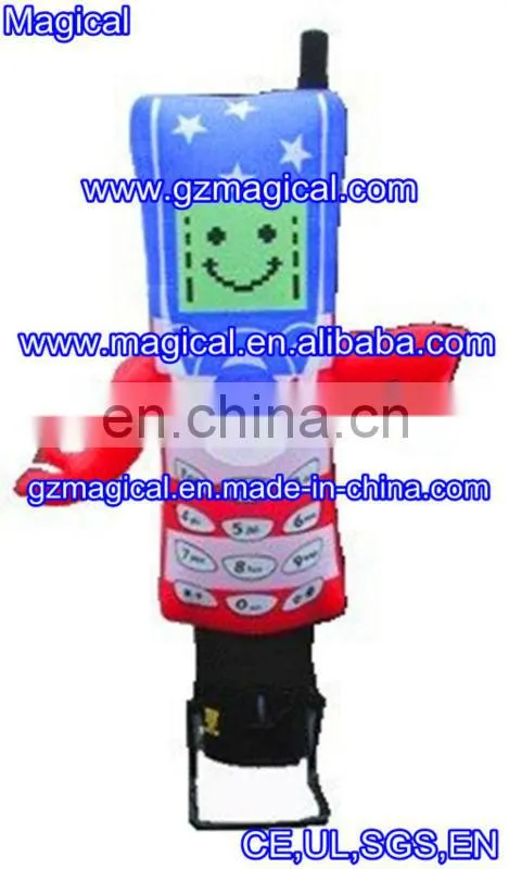 promotional inflatable Cartoon mobile phone model/ inflatable phone model
