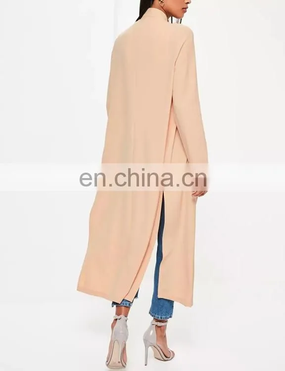 European style camel coat new model women coat for ladies