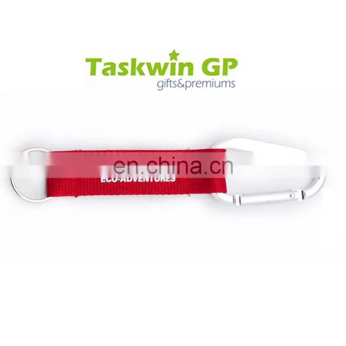Lanyard keychain with silk screen logo for company logo