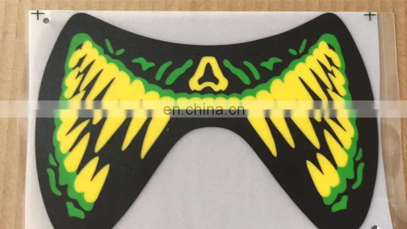 Sound Activated Glow EL Mask Panel Face Mask for Halloween
