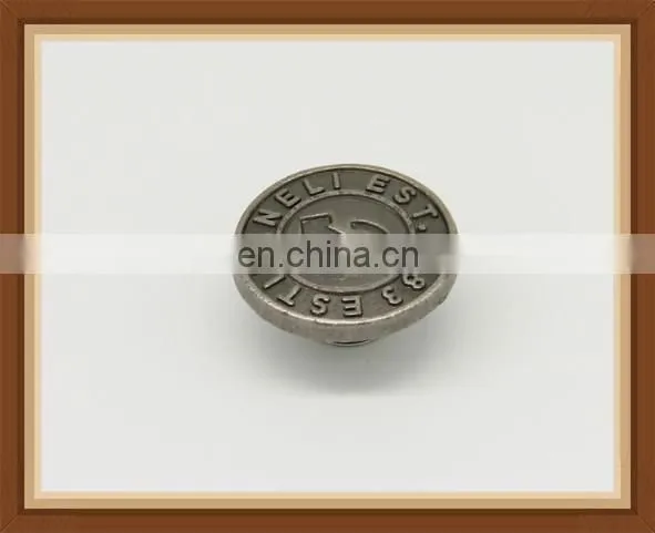wholesale button, oxidized zinc alloy buttons for garment