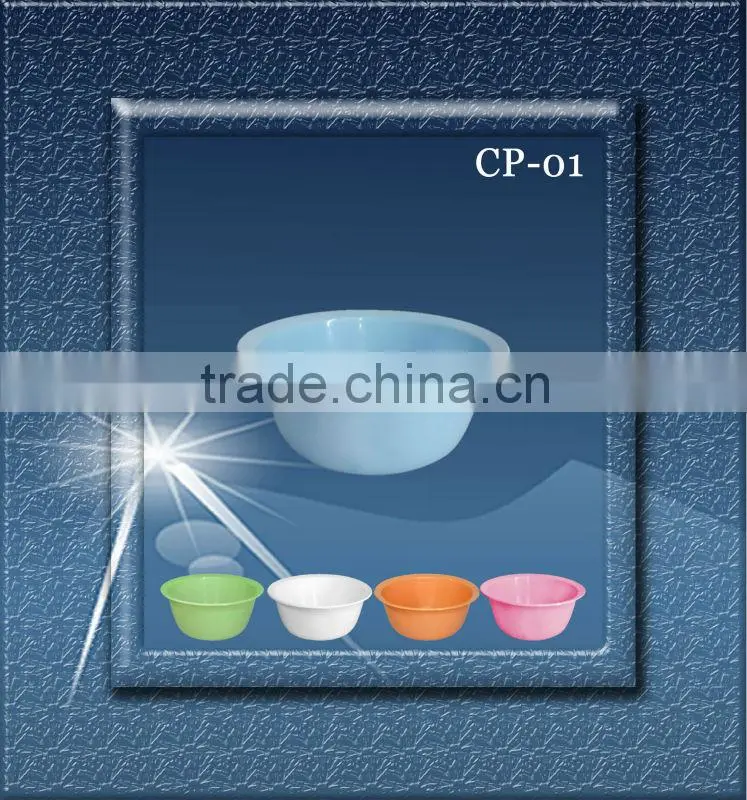collander bowl/ plastic mixing bowl