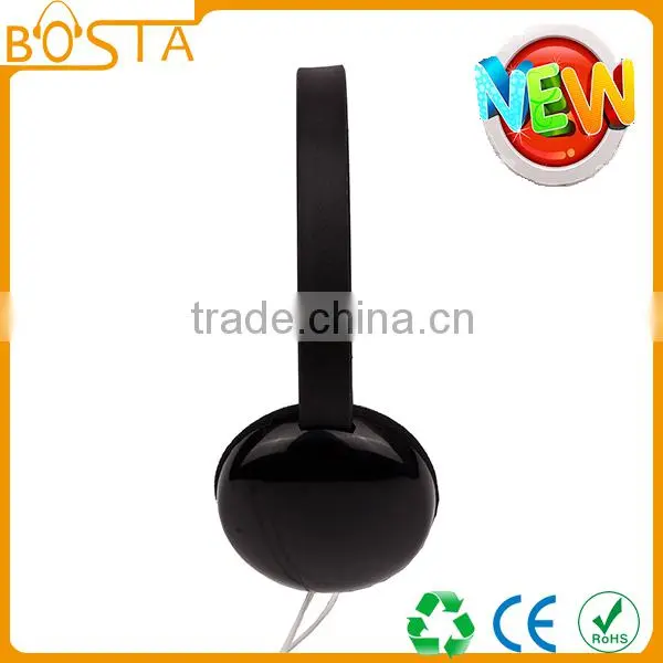 Slim lightweight funny good price colourful noise cancelling headset headphones