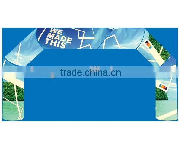 2016 sport start and finish display used inflatable arch
