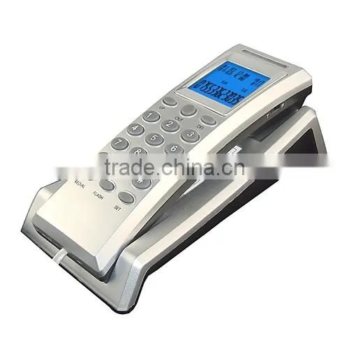 Slim wall mounted landline decorative telephone