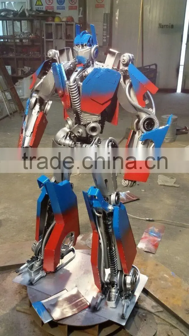 modern metal art sculptures for Outdoor decoration Optimus prime