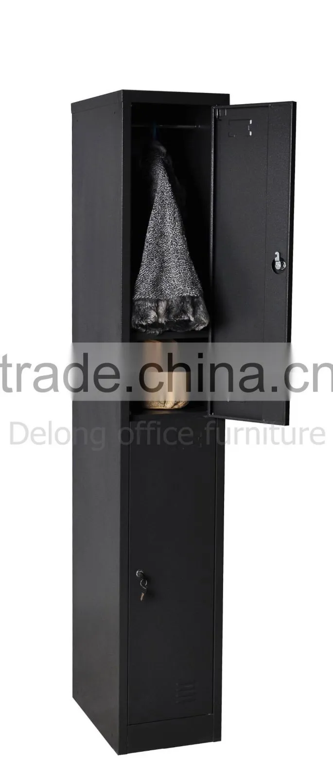 One Tier Steel Locker, Single Door Locker, Metal Locker with Key Lock