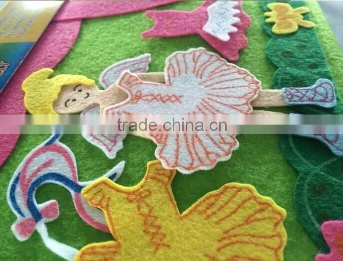 alibaba china supplier innovative products games for girls dress up new intelligent toyFelt fabric Arts & Crafts puzzle jigsaw