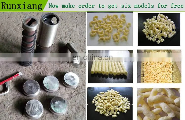 Puffed Corn Long Stick Snacks Food Extruder Puffed Corn Making Machine Price