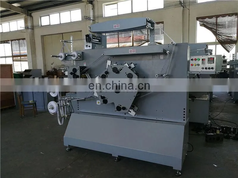 UGS62S 6 front 2 back Color Double Side Automatic Fabric Tape Ribbon Flexo Printing Machine, Clothing Label Flexographic Printer