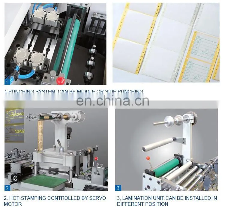 UTM420 Automatic Flatbed Pet laser label Die Cutting Machine, Flat bed hot stamping sticker punching press cutter