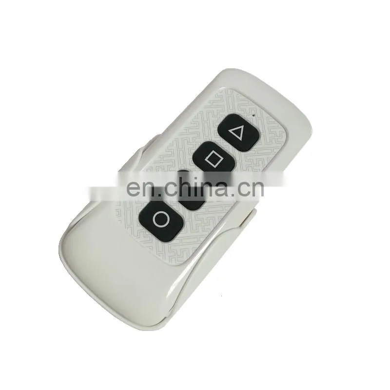 433.92MHZ wireless remote control push cover 4 key mahogany fixed code RF remote control
