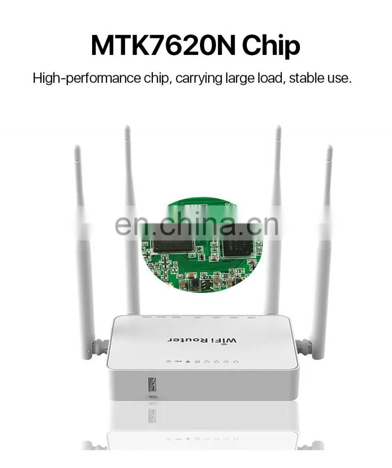 ALLINGE LG3230 300Mbps Wireless Router WE1626 with 4 External Antenna WE1626 Home Use Router Work With E3372h-153 USB Dongle