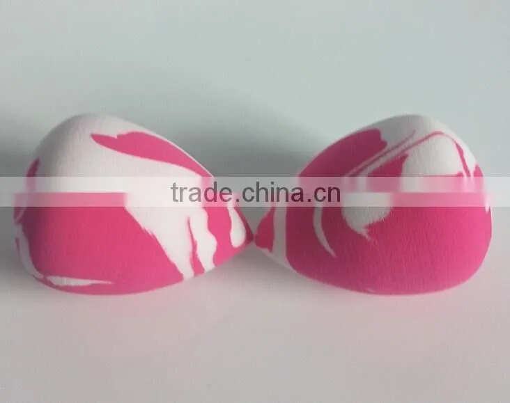 Mixed color heart shape water drop shap powder sponge cosmetic sponge