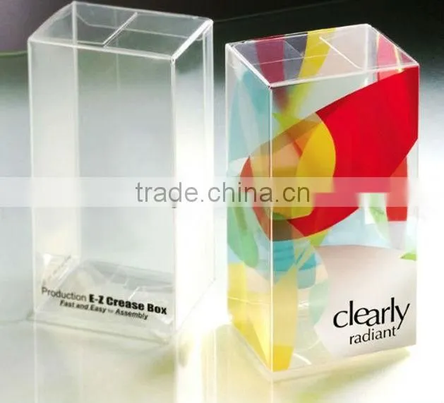 Mobile phone shell transparent color printing plastic box packing