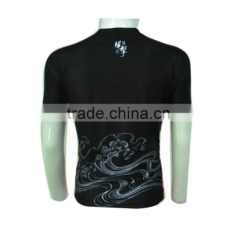 Men's high quality custom logo rash guard