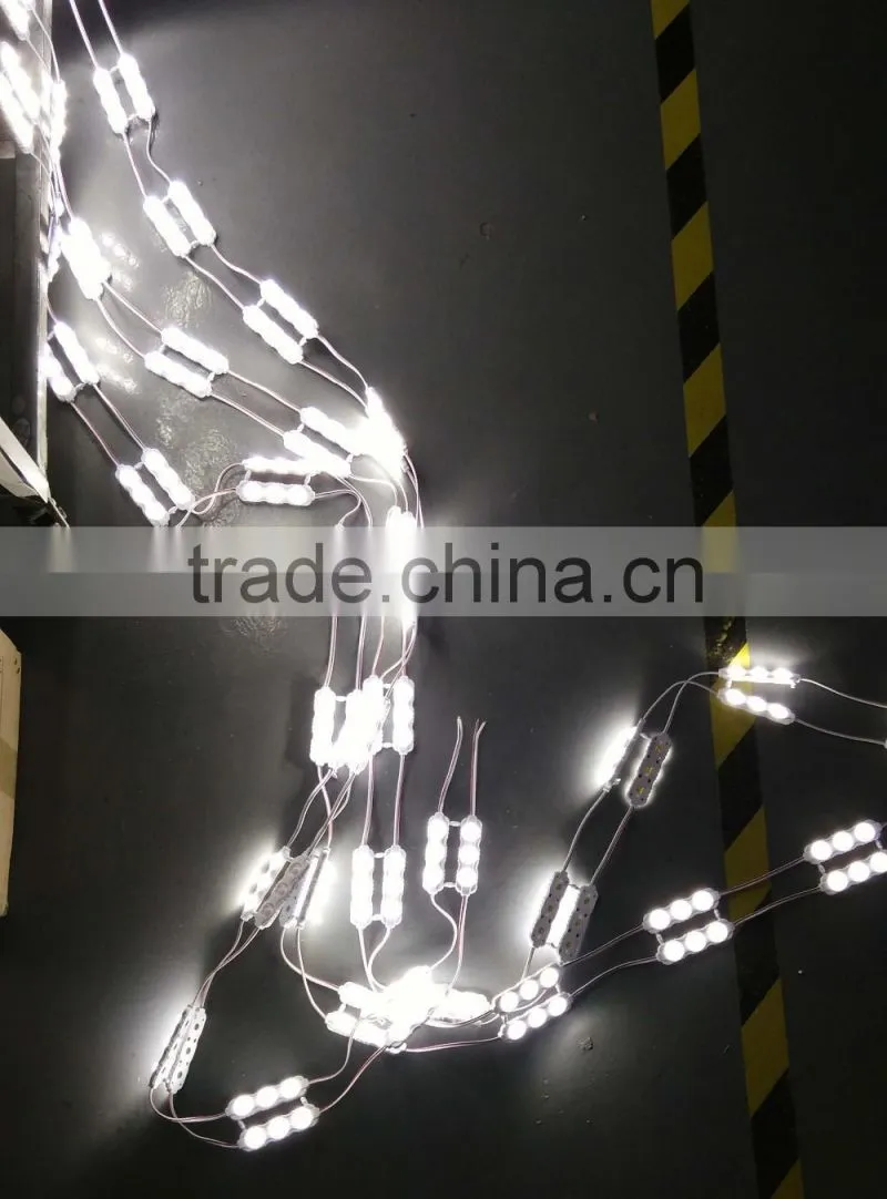 advertising led modules outdoor light 12v 220v injection led module export 3 Chips SMD 2835 LED Module 1.5w led module