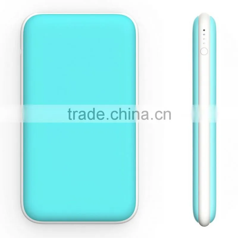 Wholesale OEM logo colorful power bank 10000mAh