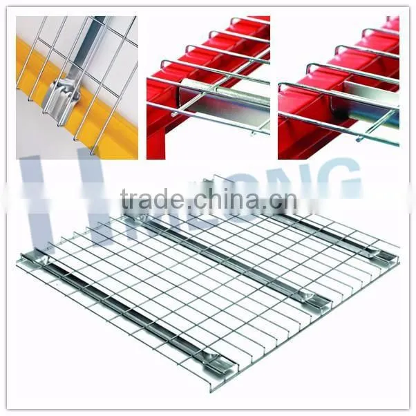Steel storage wire decking for pallet rack