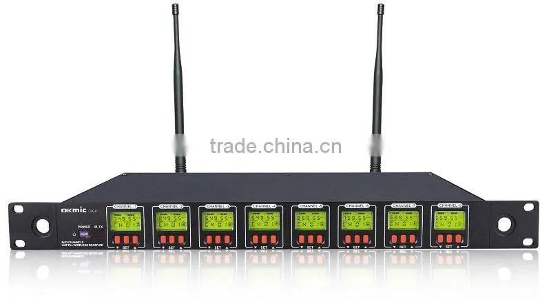 OK-8 UHF wireless conference microphone(8*32channels)