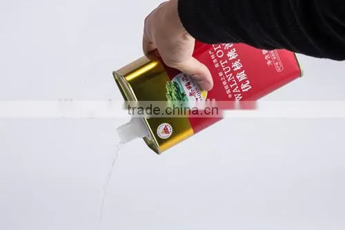 Olive oil cover with spout