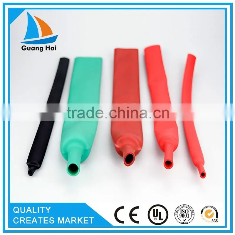 PE colorful CE SGS Standard heat shrinkable sleeves , insulation heat shrink tube