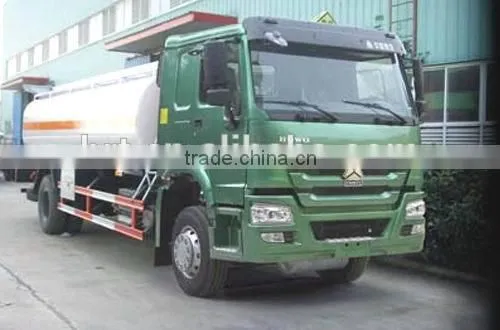 howo 6*4 17cbm oil tank truck fuel tanker