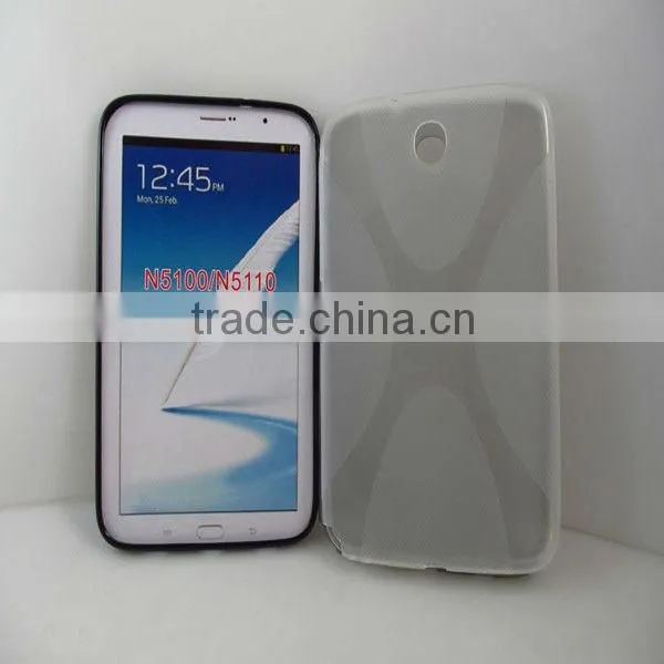 New Fashion Hot selling X shape TPU Case For Samsung Galaxy N5100 case