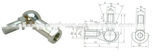 High precision spherical plain bearing rod end bearing joint bearing