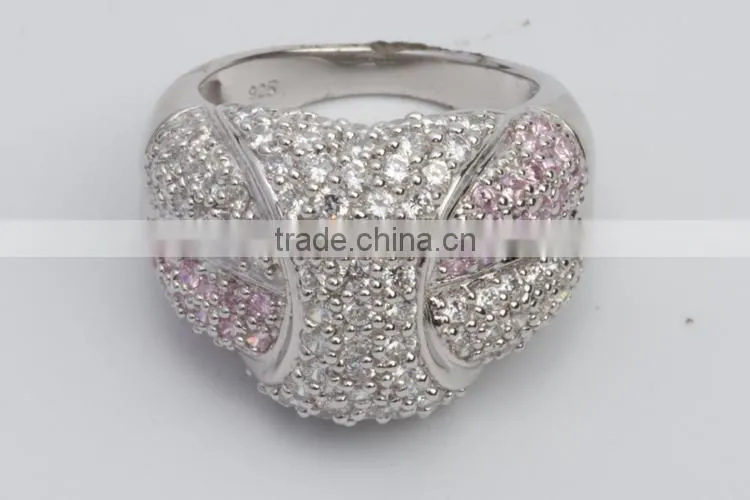 New Fashion Simple couple ring sterling silver jewelry engagement ring in 916 gold
