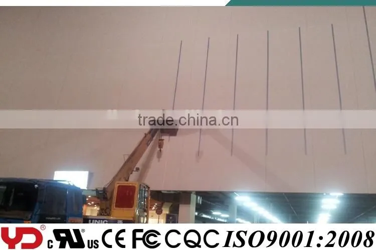 YD IP68 V-0 outdoor changing color led wall CE CQC FCC