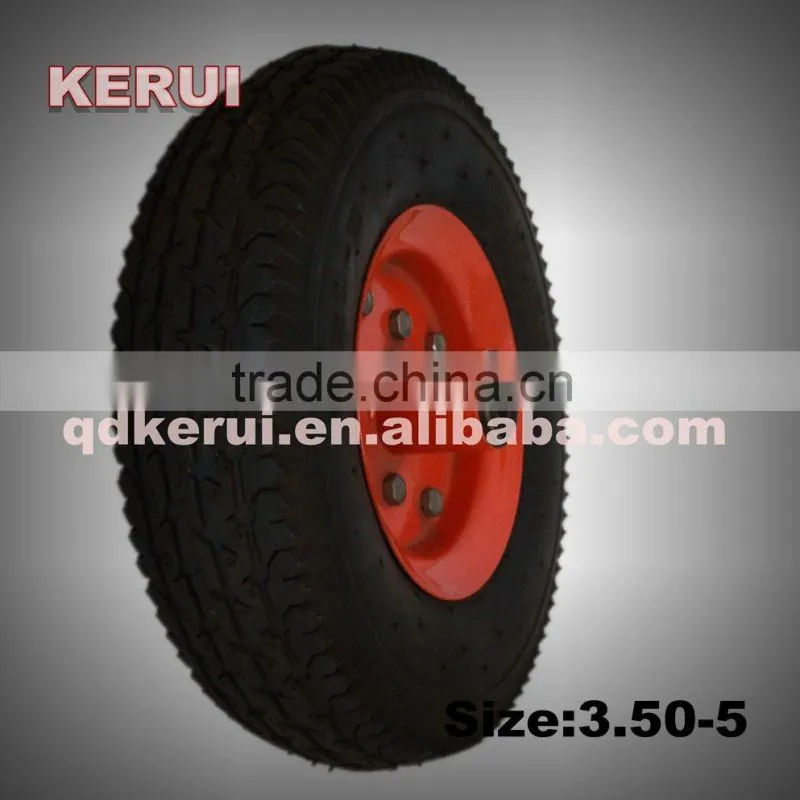garden cart rubber wheel 4.10/3.50-4 rubber tire 3.50-4