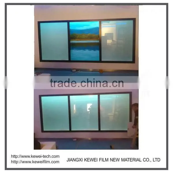 CE Certificated 5+5mm High-clear smart glass for villa,switchable smart glass