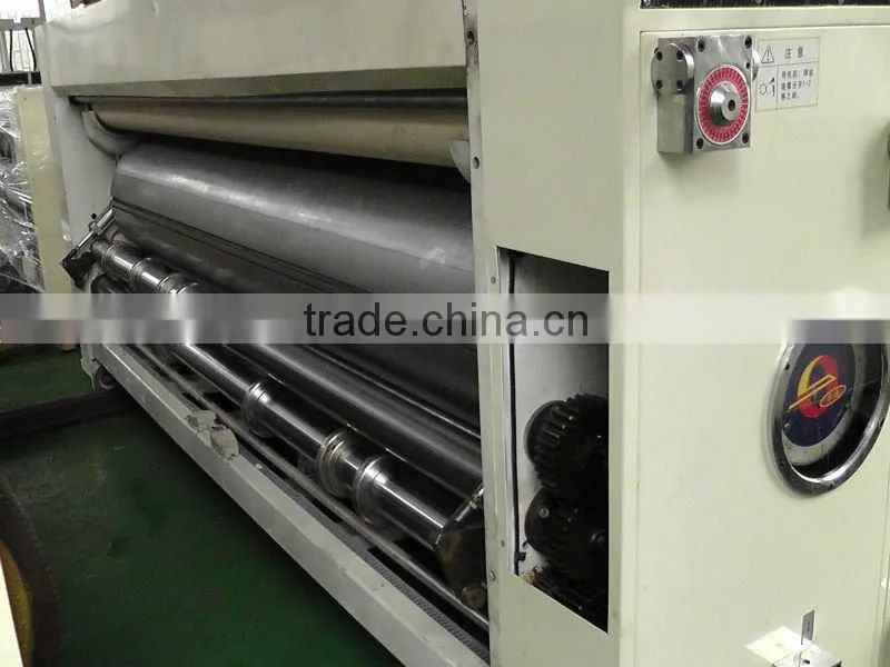 Auotmatic carton packing printing and grooving machine