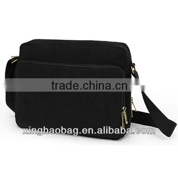 Cheap vintage adjustable canvas messenger bag