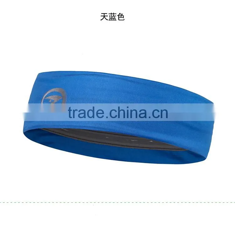 Customed rubber inside running or yoga sport headband