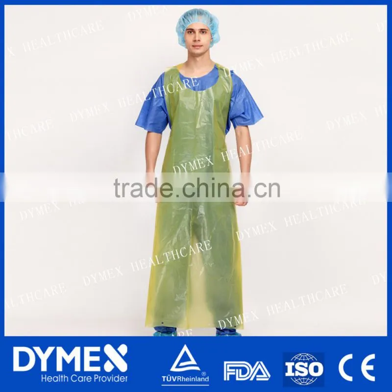Laboratory coats disposable PE aprons