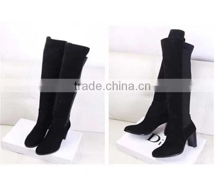 rubber thigh high boots boots women 2015 Professional boots sale