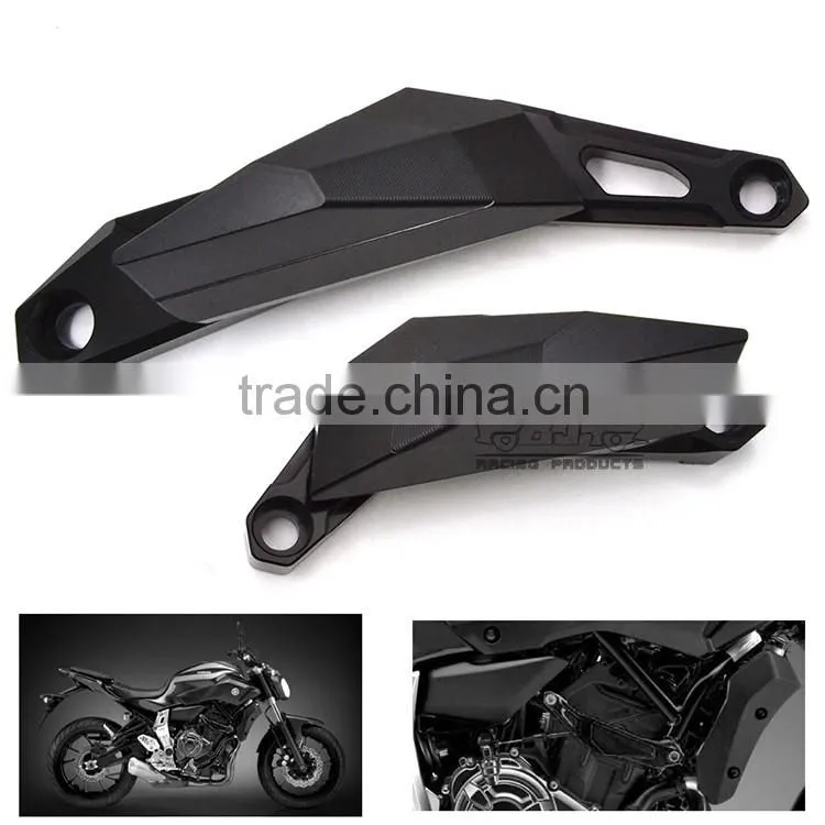 BJ-FS-MT07 Black Aluminum 6061 slider crash protector for Yamaha MT07 13-15 professional manufacturer motorcycle frame slider