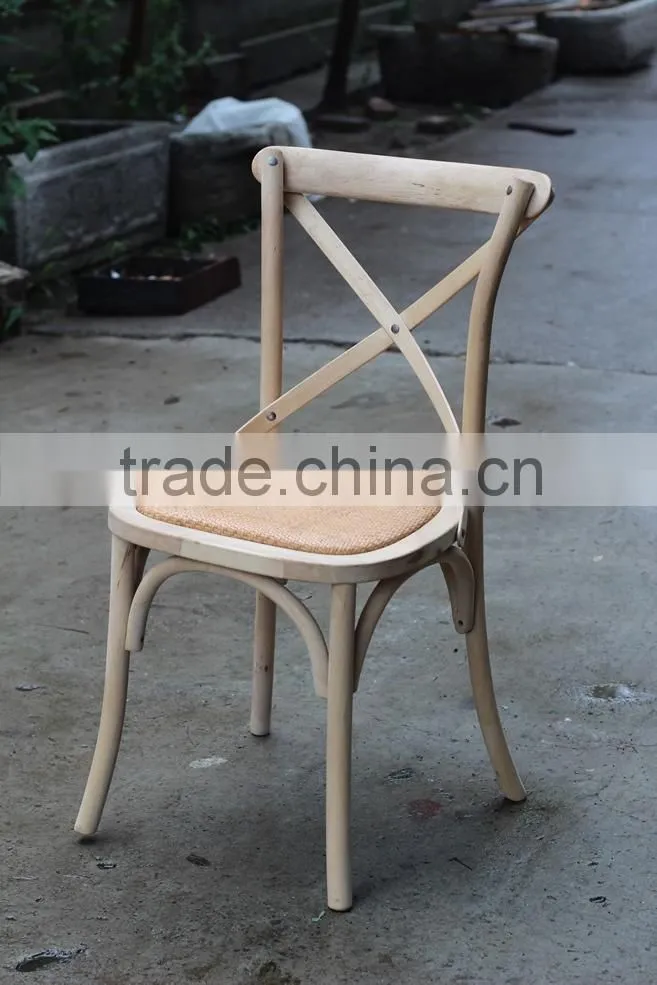 Classical X Back Antique Teak Wood Chair