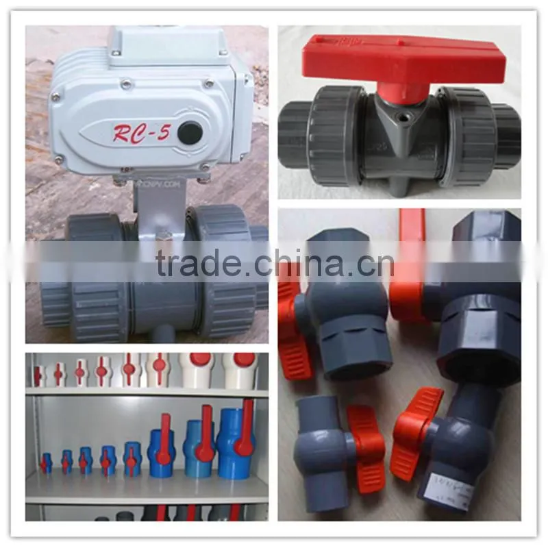 QV-DS009 DIN /ASTM industrial/water supply/2 inch pvc ball valve
