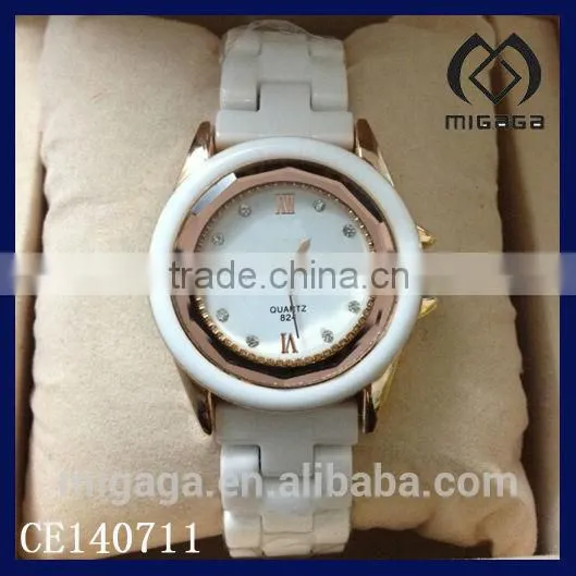 fashion eiffel paris dial rhinestone bezel eiffel ceramics watches for women