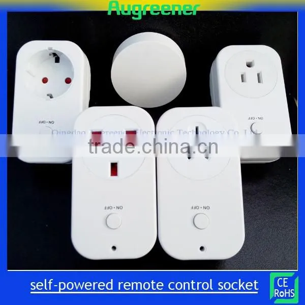 P1 used for home/hotel socket self-powered remote control kinetic wireless sockets