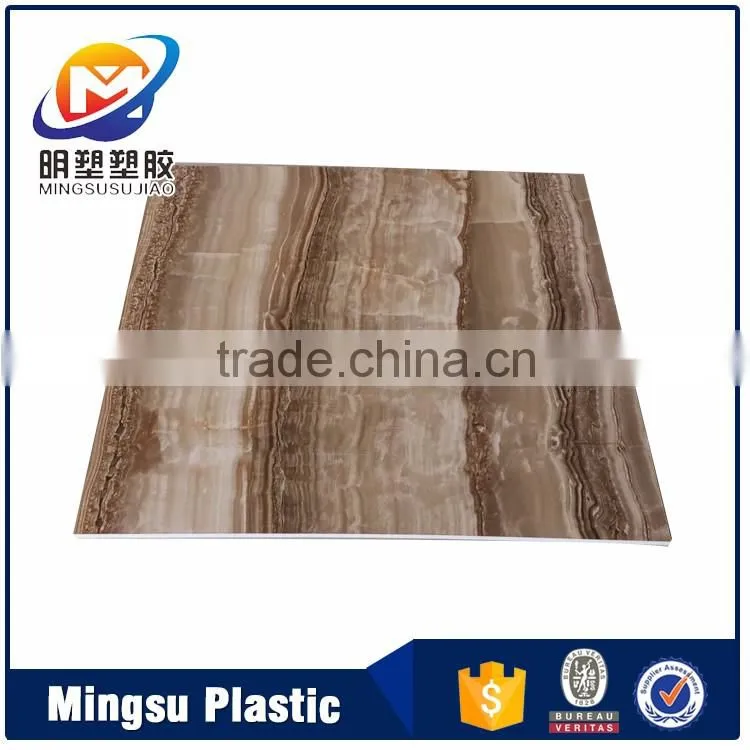 High Gloss Decorative 3D PVC Wall Panels for TV Setting Wall