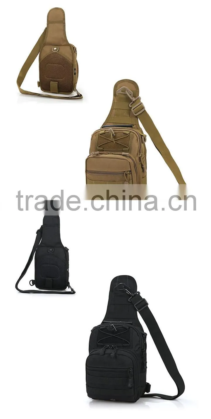 Outdoor tactical camo men shoulder waist bag