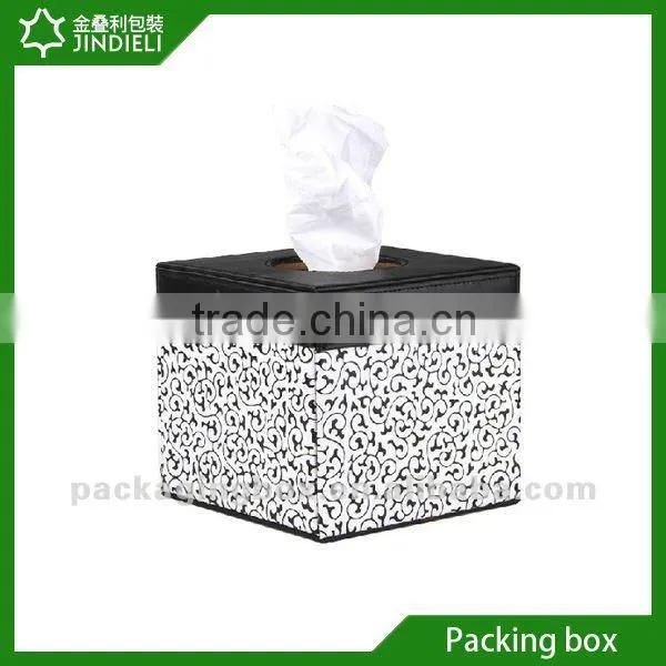 red leather tissue boxes