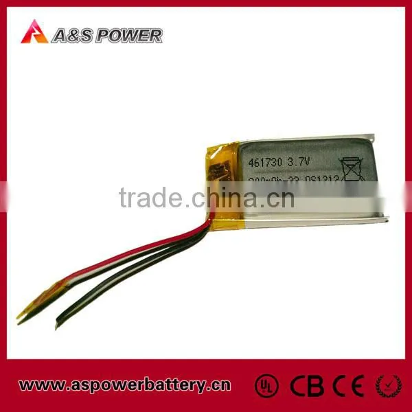 mini 3.7v 200mah li-po battery 3.7v 200mah bluetooth battery 461730